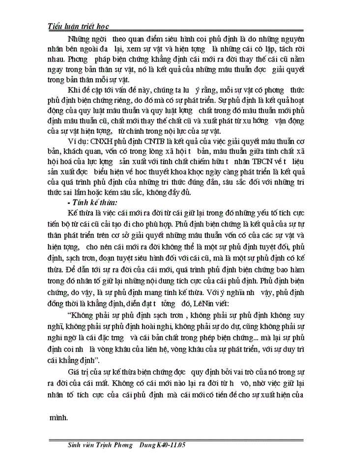 image for page Tiết mác Khái niệm phủ định biện chứng trong triết học Mác LêNin với việc phân tích đổi mới kinh tế ở Việt Nam