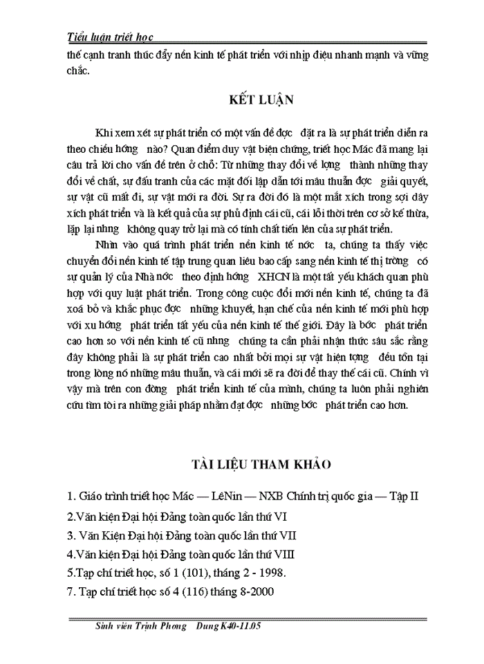 image for page Tiết mác Khái niệm phủ định biện chứng trong triết học Mác LêNin với việc phân tích đổi mới kinh tế ở Việt Nam