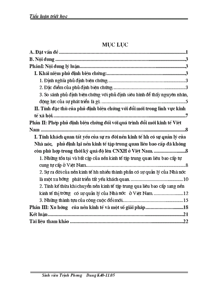 image for page Tiết mác Khái niệm phủ định biện chứng trong triết học Mác LêNin với việc phân tích đổi mới kinh tế ở Việt Nam
