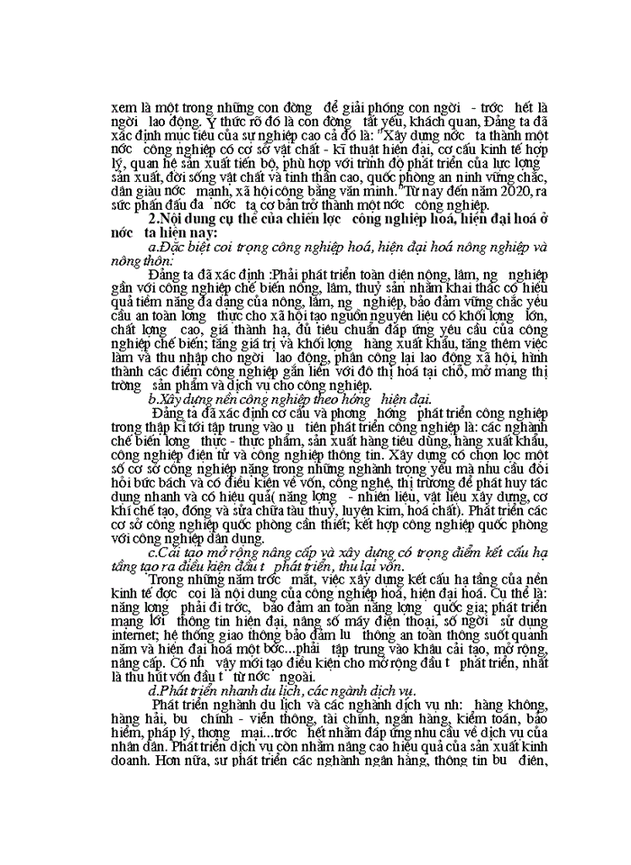 image for page Cơ sở lý luận triết học của chiến lược Công nghiệp hóa - Hiện đại hóa ở Việt Nam trong thời kì quá độ