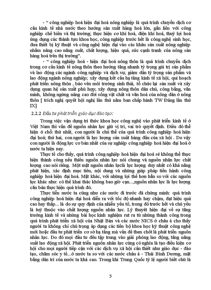 image for page Ý thức vai trò của tri thức khoa học công nghệ đối với phát triển kinh tế ở Việt Nam hiện nay