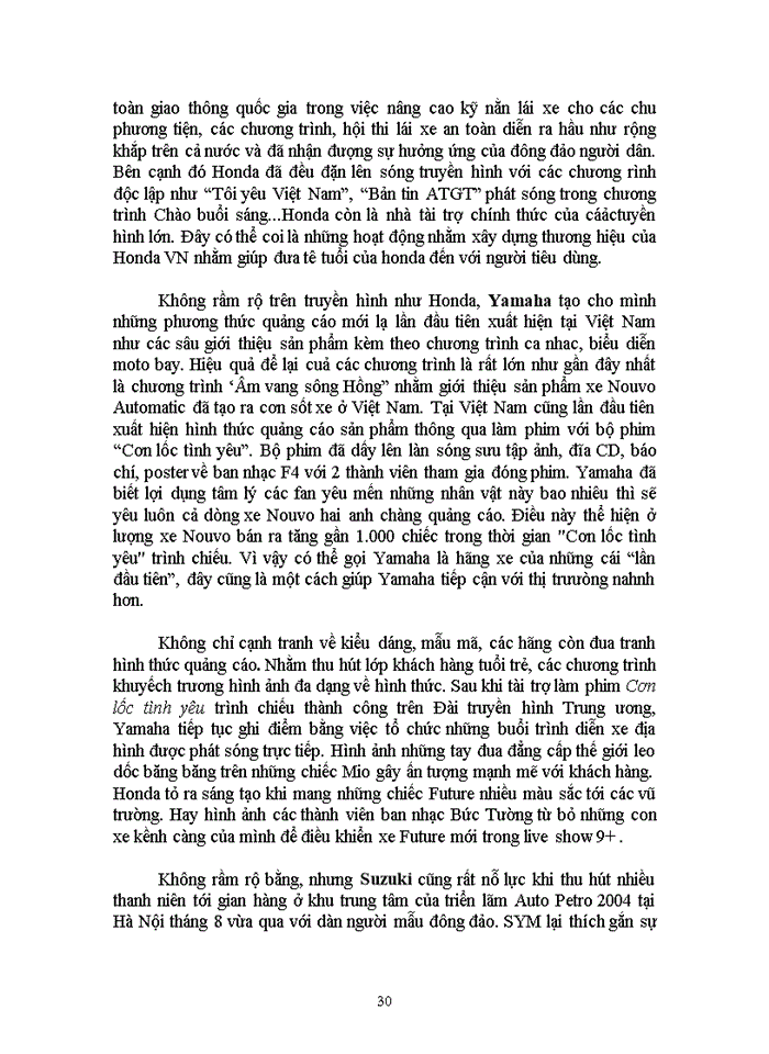 image for page Cặp phạm trù nội dung hình thức và việc vận dụng nó vào phát triển sản phẩm xe máy trên thị trường Việt Nam hiện nay