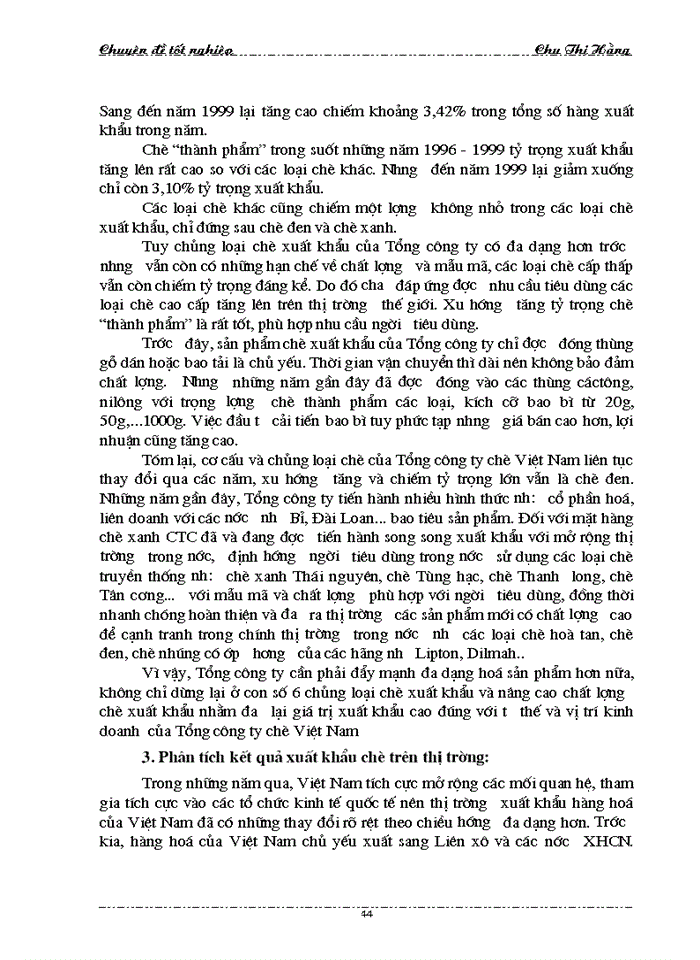 image for page Một số Giải pháp thúc đẩy Xuất khẩu chè của Tổng Công ty chè Việt Nam