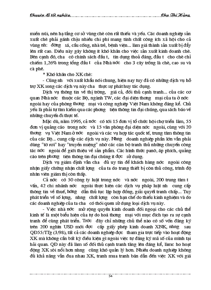 image for page Một số Giải pháp thúc đẩy Xuất khẩu chè của Tổng Công ty chè Việt Nam