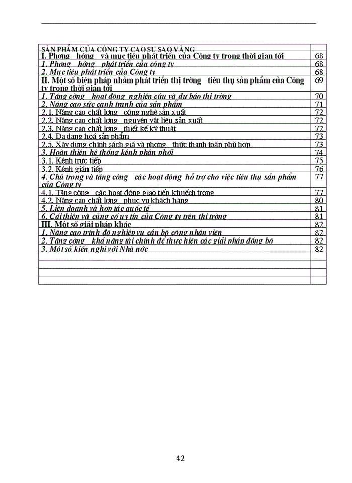 image for page Một số biện pháp nhằm phát triển thị trường Tiêu thụ Sản phẩm của Công ty Cao Su Sao Vàng