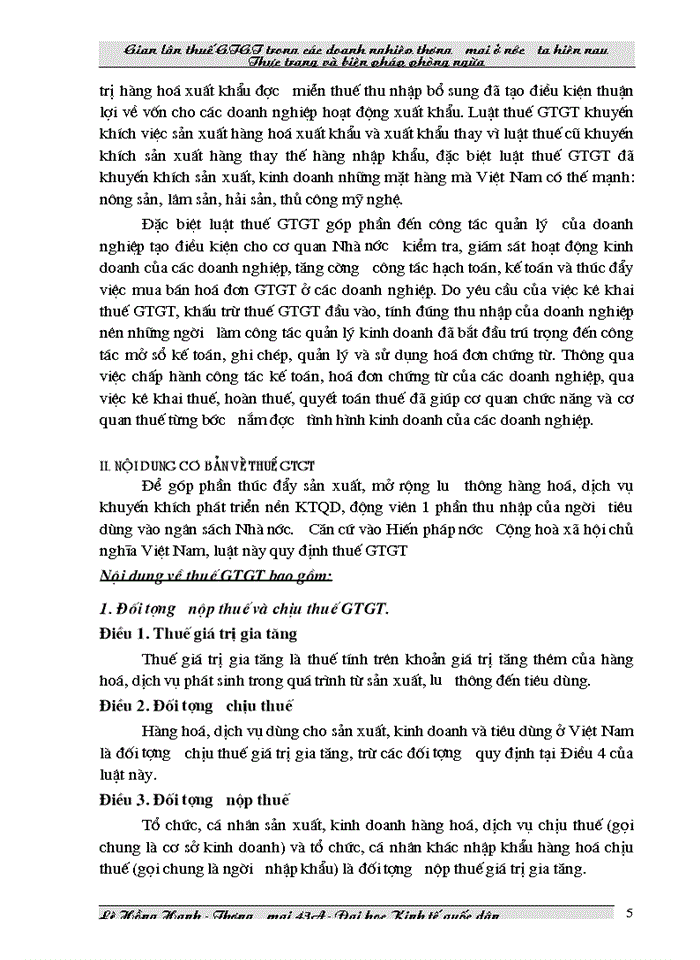 image for page THS Gian lận thuế Giá trị gia tăng trong các doanh nghiệp Thương mại ở Việt Nam hiện nay và biện pháp phòng ngừa