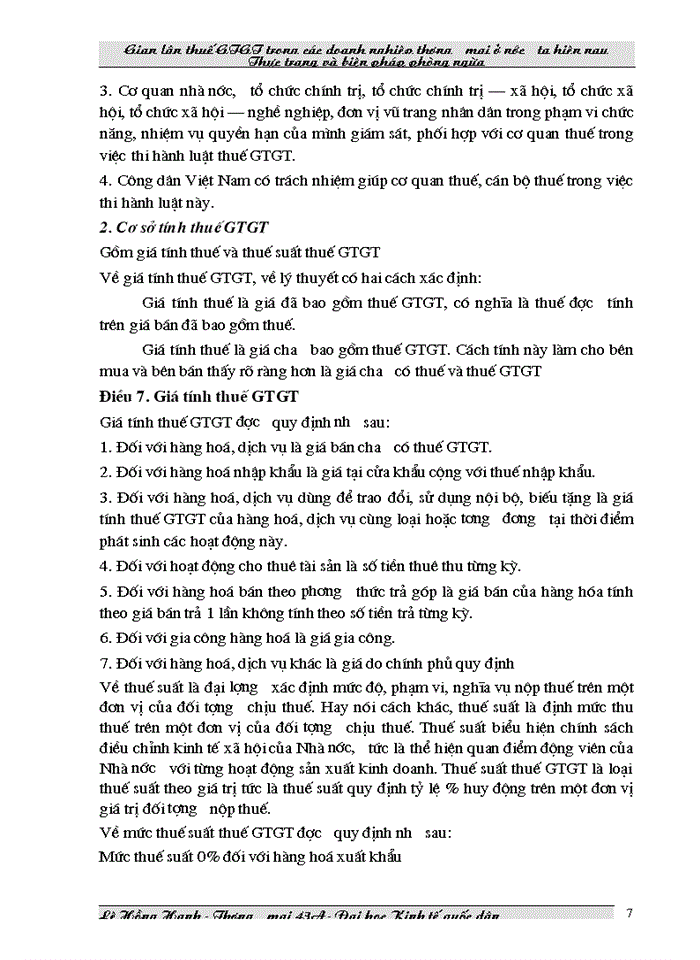 image for page THS Gian lận thuế Giá trị gia tăng trong các doanh nghiệp Thương mại ở Việt Nam hiện nay và biện pháp phòng ngừa