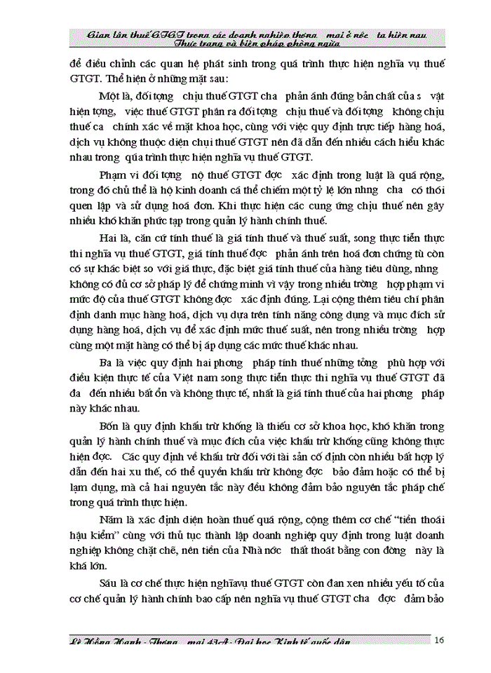 image for page THS Gian lận thuế Giá trị gia tăng trong các doanh nghiệp Thương mại ở Việt Nam hiện nay và biện pháp phòng ngừa