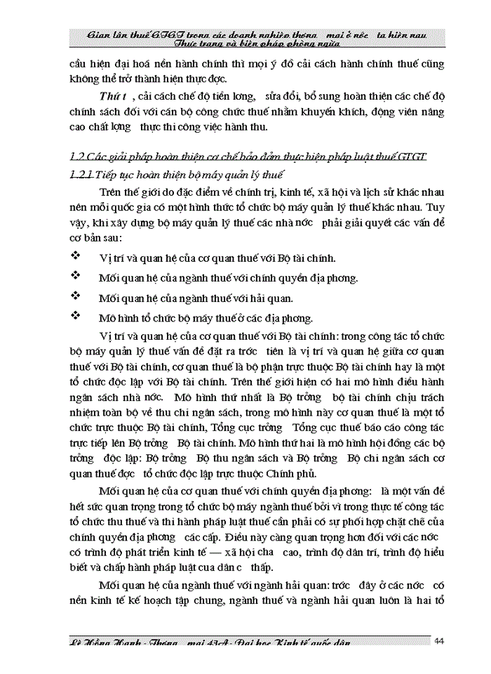 image for page THS Gian lận thuế Giá trị gia tăng trong các doanh nghiệp Thương mại ở Việt Nam hiện nay và biện pháp phòng ngừa