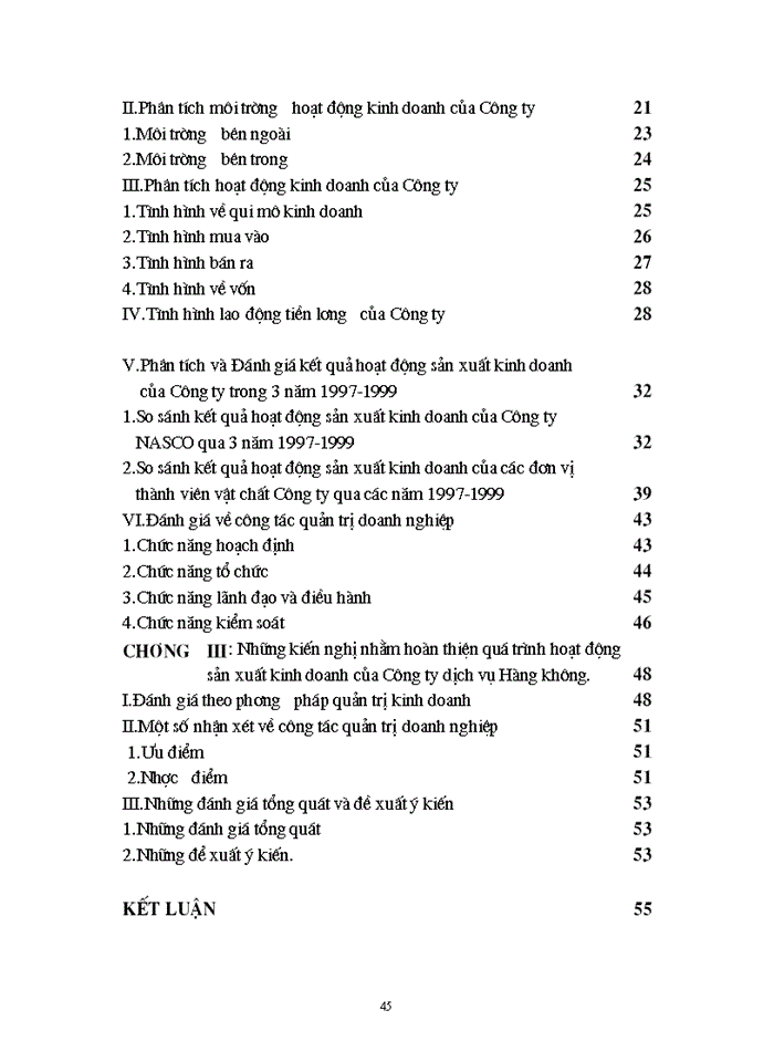 image for page Phân tích hoạt động Sản xuất Kinh doanh của Công ty dịch vụ Hàng Không sân bay Nội Bài