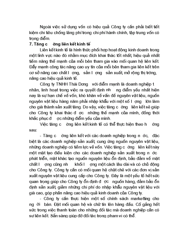 image for page Một số biện pháp chủ yếu nhằm nâng cao hiệu quả Sản xuất Kinh doanh ở Công ty Trách nhiệm Hữu hạn Thái Dương
