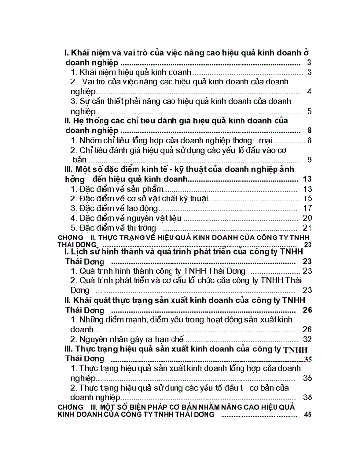 image for page Một số biện pháp chủ yếu nhằm nâng cao hiệu quả Sản xuất Kinh doanh ở Công ty Trách nhiệm Hữu hạn Thái Dương
