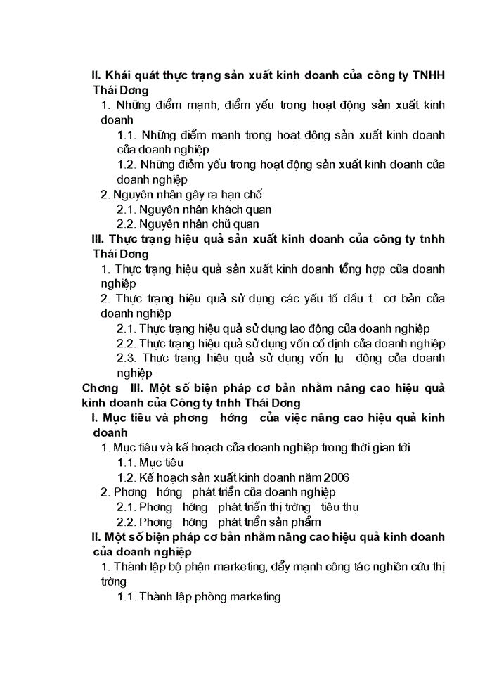image for page Một số biện pháp chủ yếu nhằm nâng cao hiệu quả Sản xuất Kinh doanh ở Công ty Trách nhiệm Hữu hạn Thái Dương