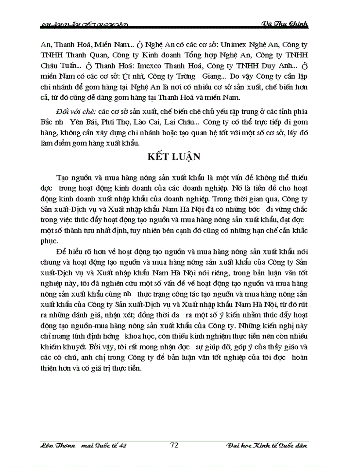 image for page Tạo nguồn và mua hàng nông sản Xuất khẩu tại Công ty Sản xuất-Dịch vụ vàXuất nhập khẩu Nam Hà Nội HAPRO Thực trạng và Giải pháp