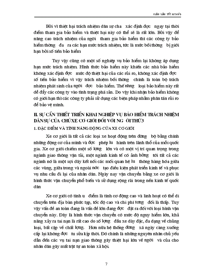 image for page Nghiệp vụ Bảo hiểm trách nhiệm dân sự của chủ xe cơ giới đối với người thứ 3 tại Công ty Bảo hiểm cổ phần Petrolimex thực trạng và Giải pháp