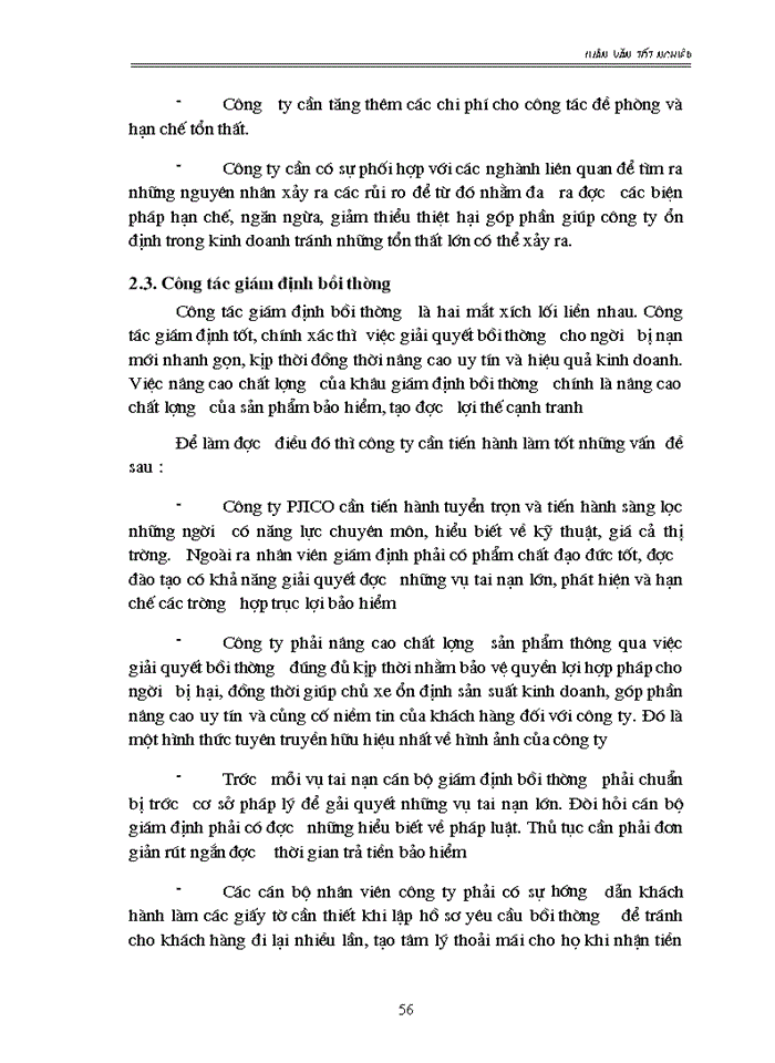 image for page Nghiệp vụ Bảo hiểm trách nhiệm dân sự của chủ xe cơ giới đối với người thứ 3 tại Công ty Bảo hiểm cổ phần Petrolimex thực trạng và Giải pháp