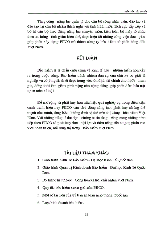 image for page Nghiệp vụ Bảo hiểm trách nhiệm dân sự của chủ xe cơ giới đối với người thứ 3 tại Công ty Bảo hiểm cổ phần Petrolimex thực trạng và Giải pháp