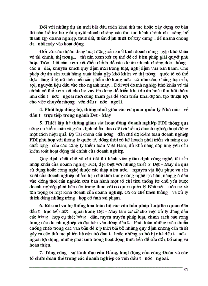 image for page Một số Giải pháp nhằm nâng cao năng lực quản lý Nhà nước đối với hoạt động đầu tư trực tiếp nước ngoài trong lĩnh vực Dệt- may