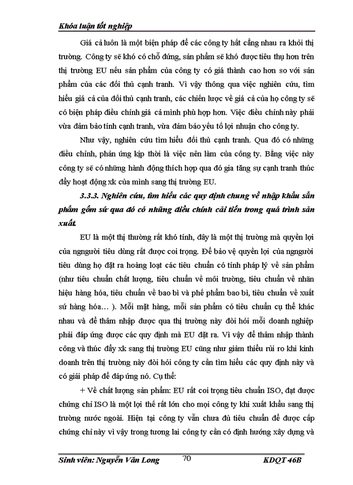 image for page Một số Giải pháp thúc đẩy hoạt động Xuất khẩu của Công ty Trách nhiệm Hữu hạn gốm sứ Bát Tràng phomex sang thị trường Châu Âu