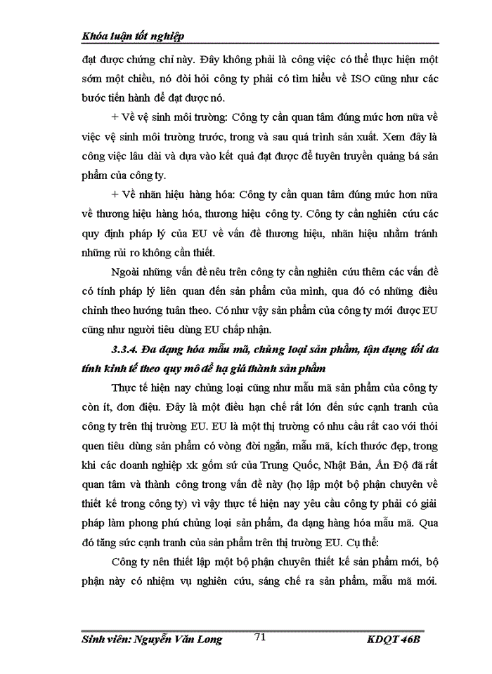 image for page Một số Giải pháp thúc đẩy hoạt động Xuất khẩu của Công ty Trách nhiệm Hữu hạn gốm sứ Bát Tràng phomex sang thị trường Châu Âu