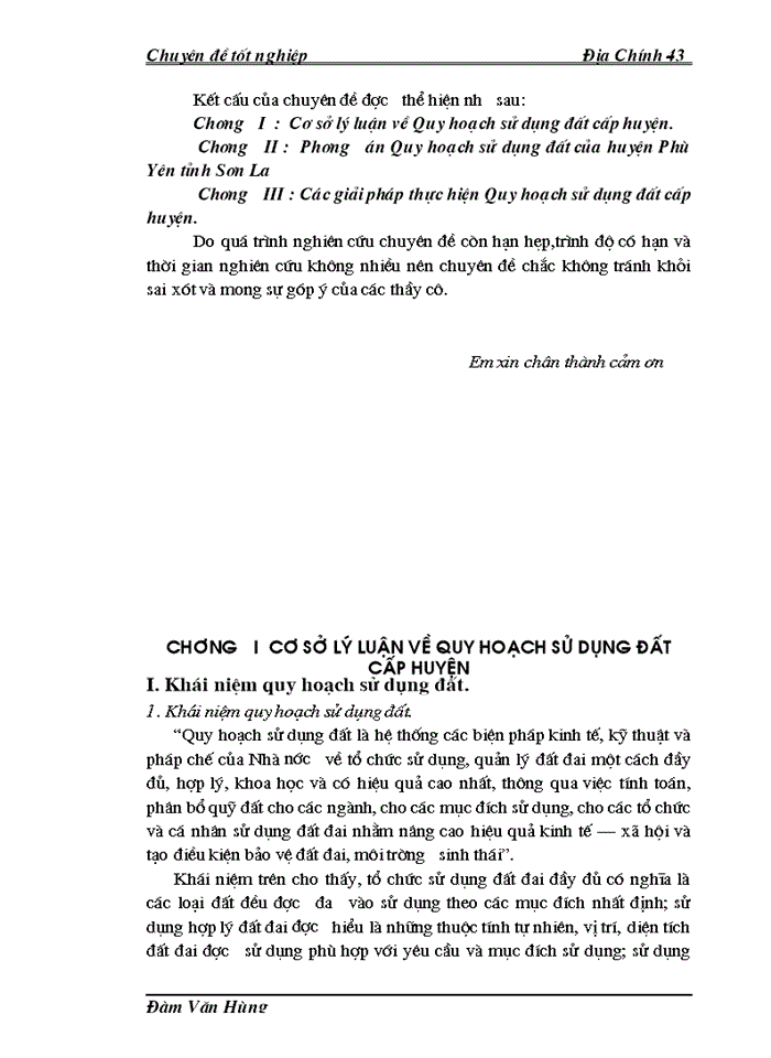 image for page Quy hoạch sử dụng đất đến năm 2010 của huyện Phù Yên tỉnh Sơn La