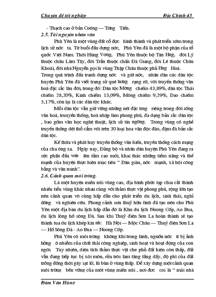 image for page Quy hoạch sử dụng đất đến năm 2010 của huyện Phù Yên tỉnh Sơn La