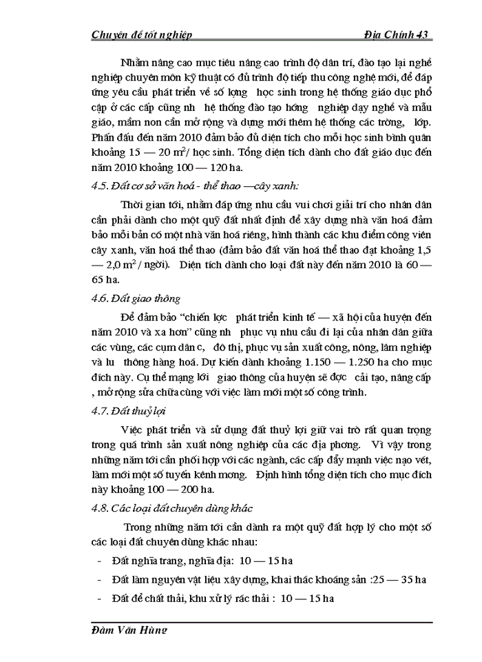 image for page Quy hoạch sử dụng đất đến năm 2010 của huyện Phù Yên tỉnh Sơn La