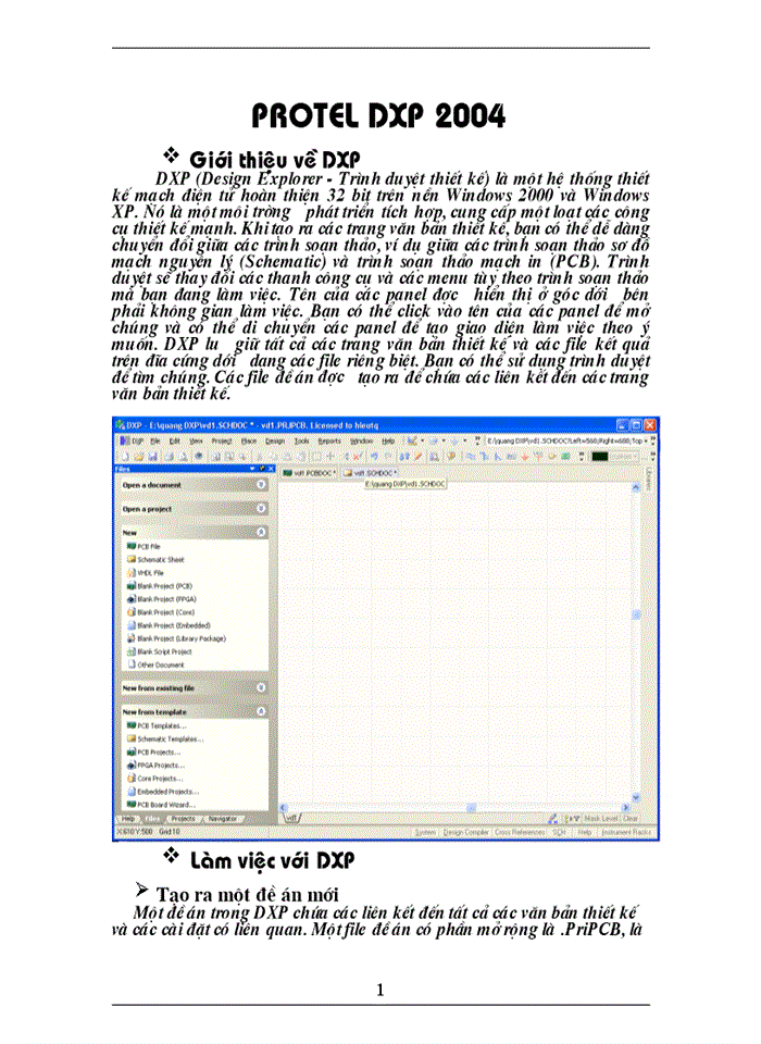 image for page PROTEL DXP 2004