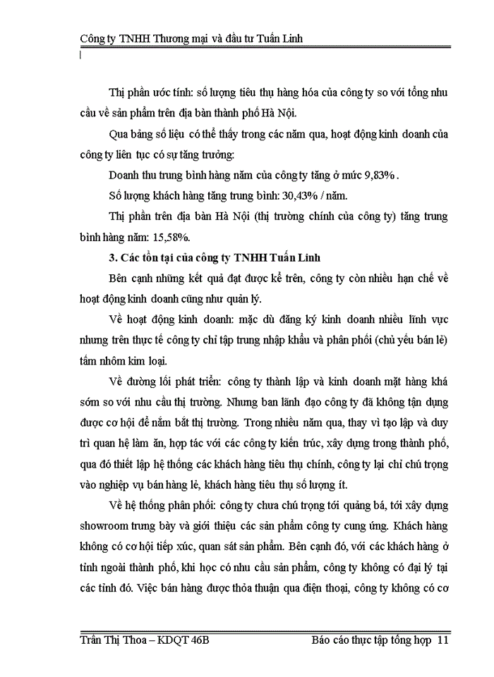 image for page Báo cáo Tại Công ty Trách nhiệm Hữu hạn Thương mại và đầu tư Tuấn Linh