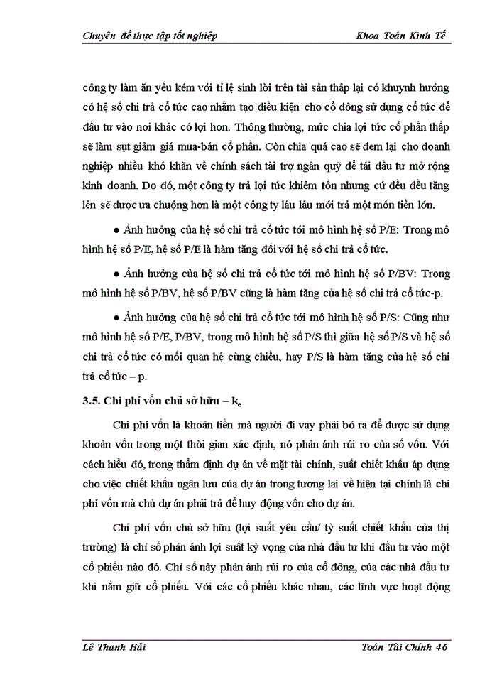 image for page Sử dụng Một số hệ số tài chính trong định giá cổ phiếu trên thị trường Chứng khoán Việt Nam