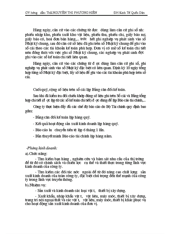 image for page Báo cáo Tại tại Công ty Trách nhiệm Hữu hạn Thương mại đầu tư và Xây dựng thạch lâm