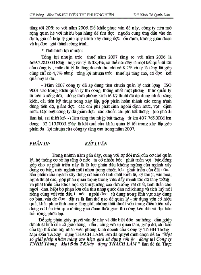 image for page Báo cáo Tại tại Công ty Trách nhiệm Hữu hạn Thương mại đầu tư và Xây dựng thạch lâm