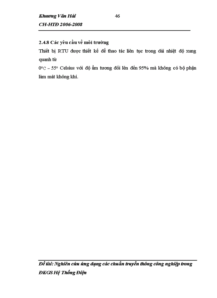 image for page Nghiên cứu ứng dụng các chuẩn truyền thông Công nghiệp trong ĐKGS Hệ Thống Điện