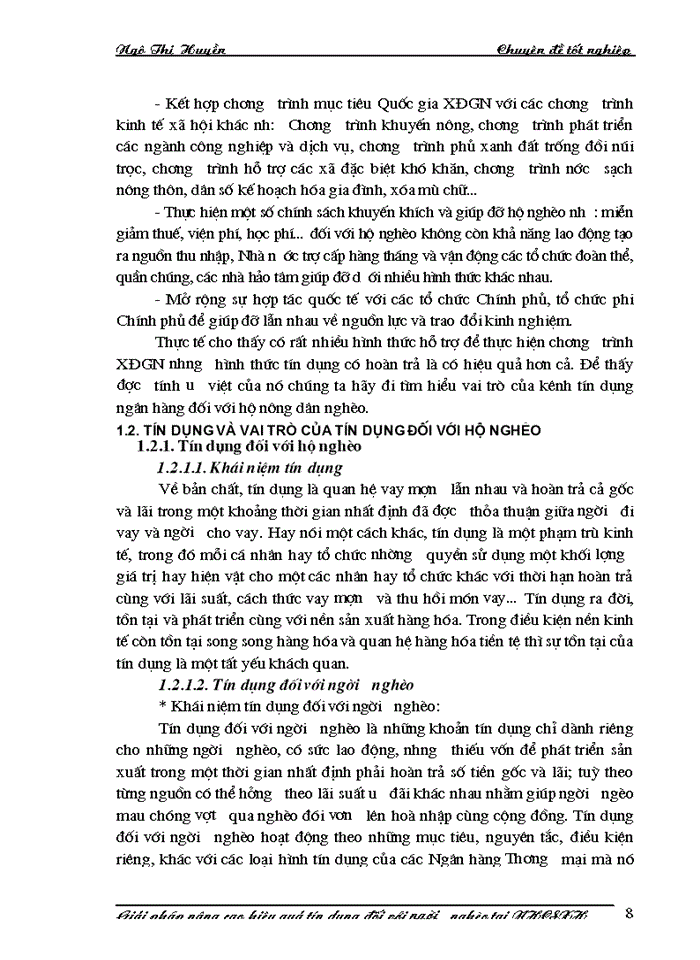 image for page Giải pháp nâng cao hiệu quả tín dụng đối với người nghèo tại Ngân hàng chính sách Xã hội