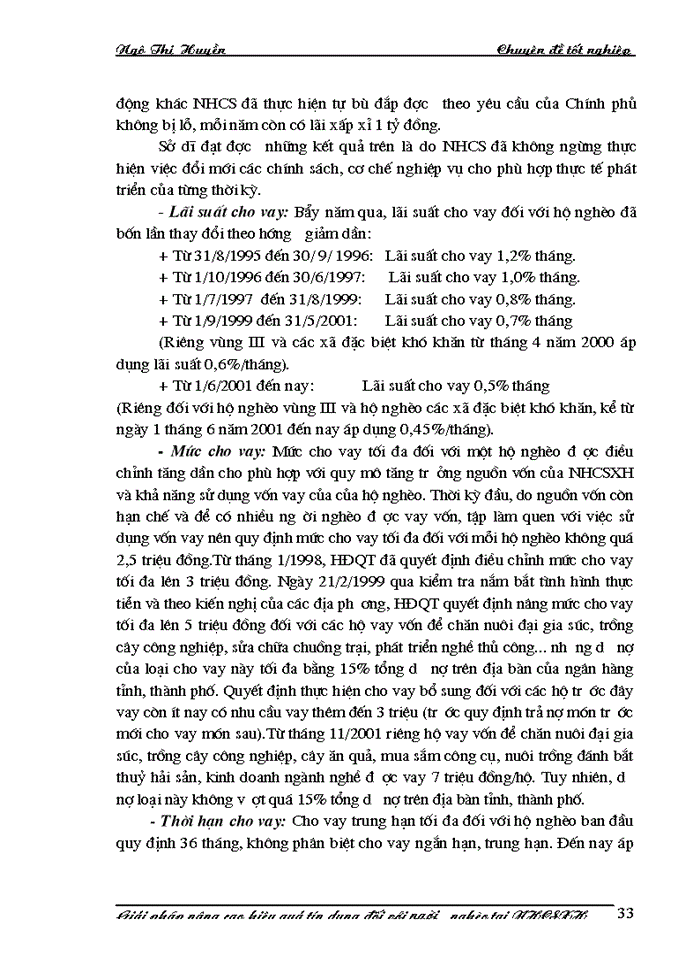 image for page Giải pháp nâng cao hiệu quả tín dụng đối với người nghèo tại Ngân hàng chính sách Xã hội