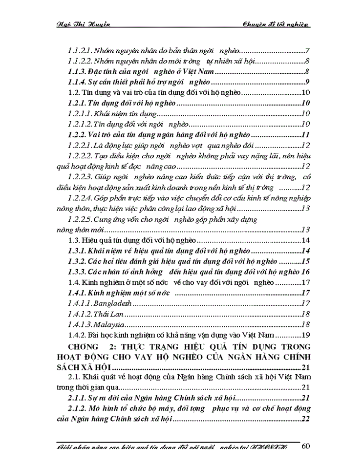 image for page Giải pháp nâng cao hiệu quả tín dụng đối với người nghèo tại Ngân hàng chính sách Xã hội