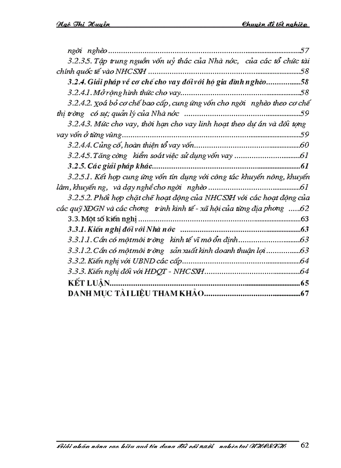 image for page Giải pháp nâng cao hiệu quả tín dụng đối với người nghèo tại Ngân hàng chính sách Xã hội