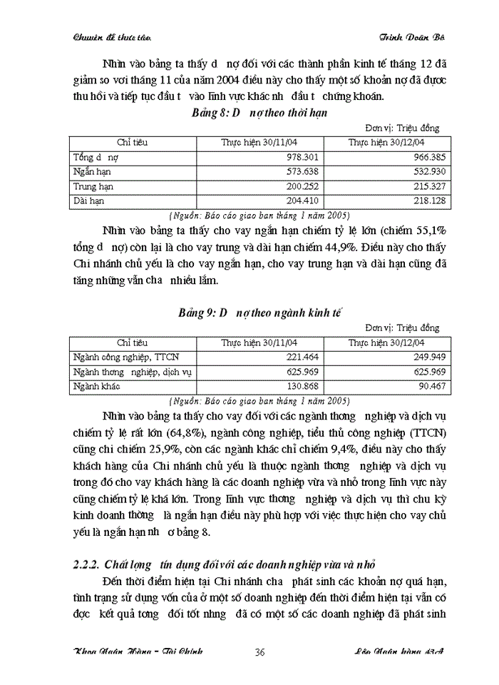 image for page Giải pháp nâng cao chất lượng tín dụng đối với các Doanh nghiệp vừa và nhỏ tại Chi nhánh Ngân hàng Nông nghiệp và Phát triển Nông thôn Tây Hà Nội