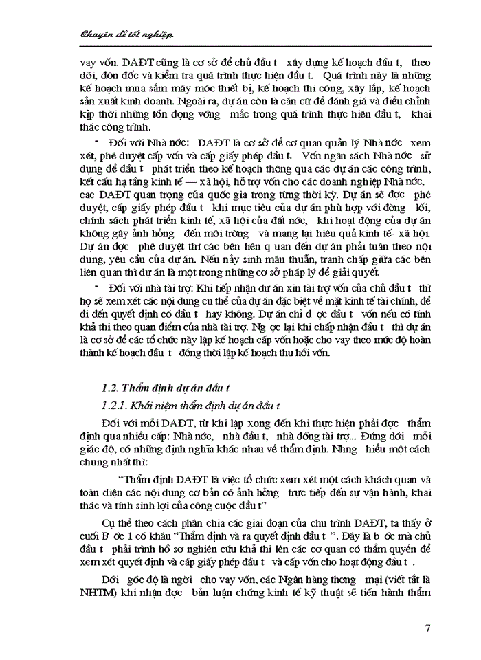 image for page Một số Giải pháp nâng cao chất lượng công tác thẩm định dự án đầu tư tại chi nhánh Ngân hàng Công thương Đống Đa