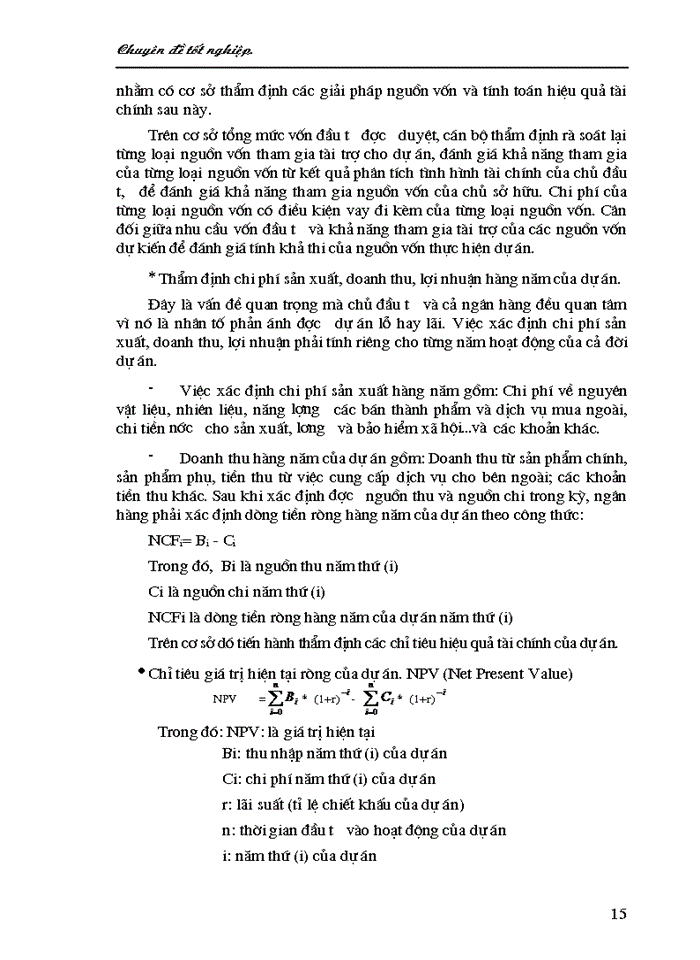 image for page Một số Giải pháp nâng cao chất lượng công tác thẩm định dự án đầu tư tại chi nhánh Ngân hàng Công thương Đống Đa