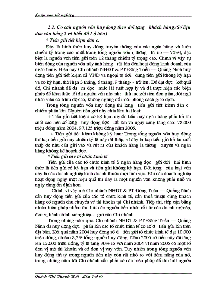 image for page Giải pháp tăng cường công tác huy động vốn tại Chi nhánh Ngân hàng Đầu tư và Phát triển Đông Triều Quảng Ninh