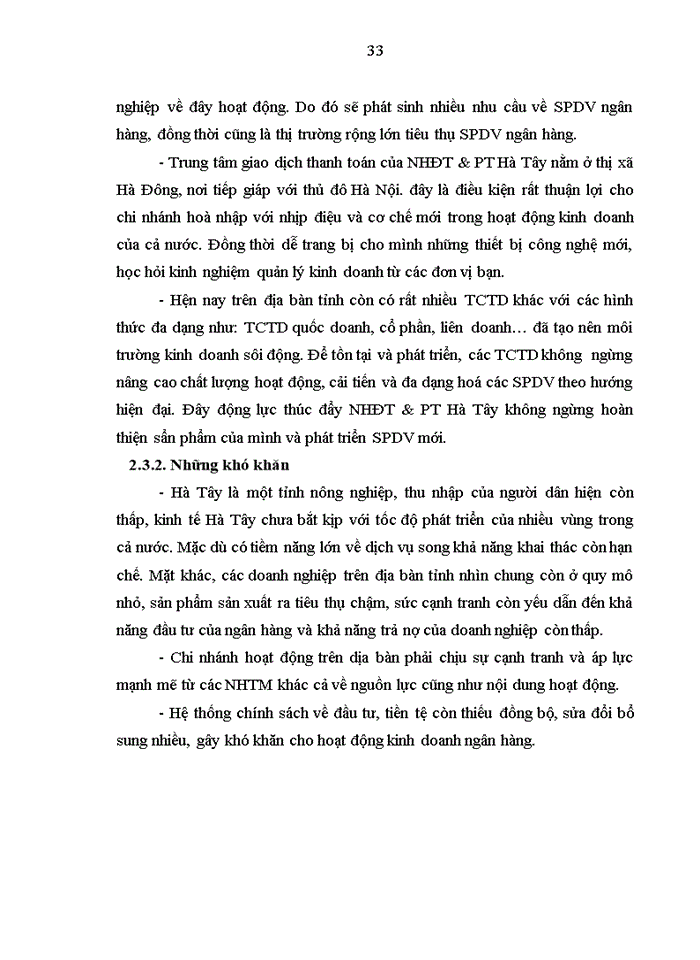 image for page Giải pháp phát triển sản phẩm dịch vụ tại Ngân hàng đầu tư và Phát triển Hà Tây