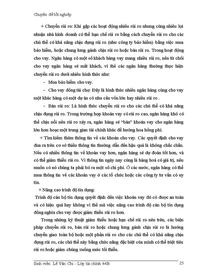 image for page Giải pháp hạn chế rủi ro trong hoạt động cho vay của Ngân hàng công thương thanh hoá
