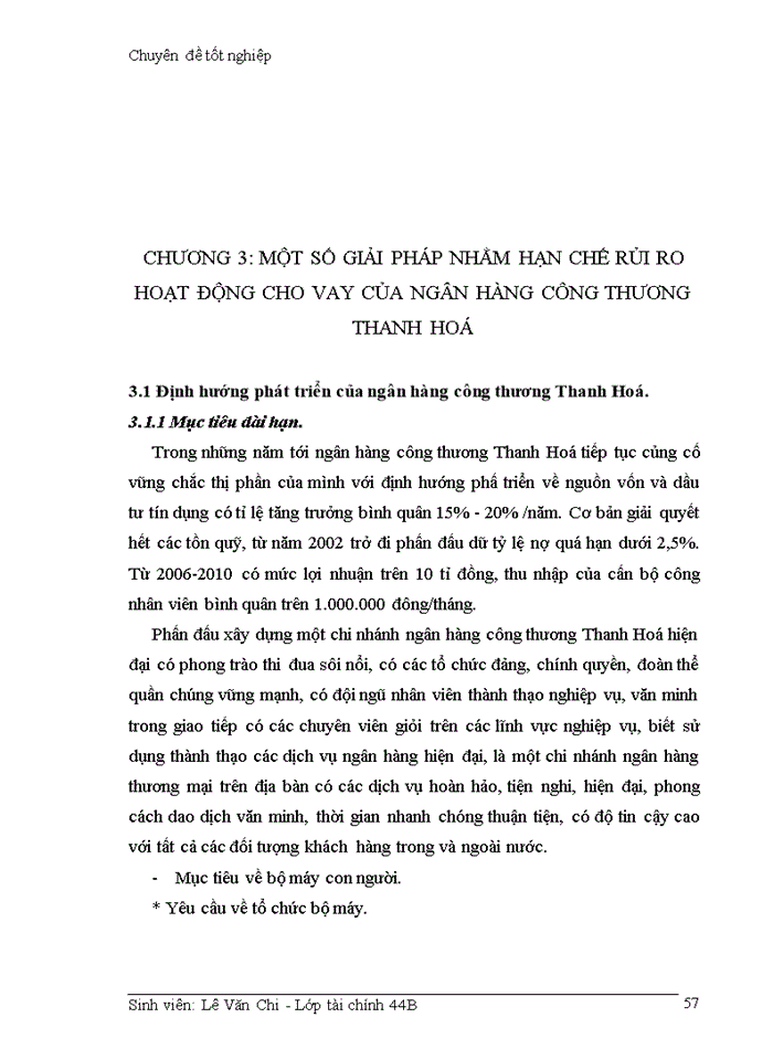 image for page Giải pháp hạn chế rủi ro trong hoạt động cho vay của Ngân hàng công thương thanh hoá