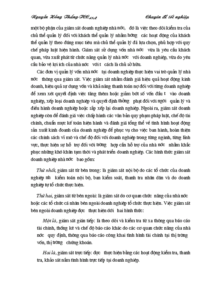 image for page Quản lý vốn nhà nước tại Doanh nghiệp nhà nước Nghiên cứu vận dụng tại Nhà máy len Hà Đông