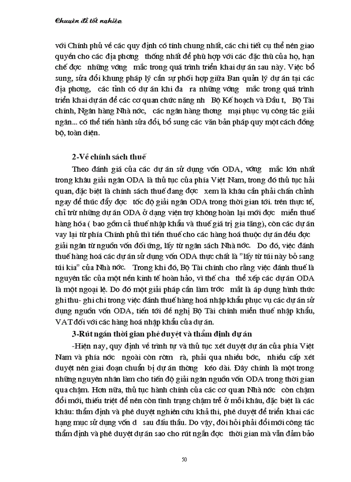 image for page Những Giải pháp nhằm đẩy nhanh tiến độ Giải ngân nguồn vốn hỗ trợ phát triển chính thức ODA tại Việt Nam giai đoạn 2001-2005