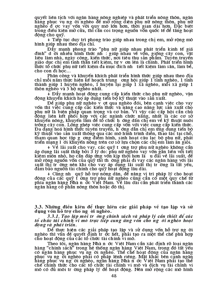 image for page Tạo lập và sử dụng vốn cho người nghèo thực trạng - Giải pháp