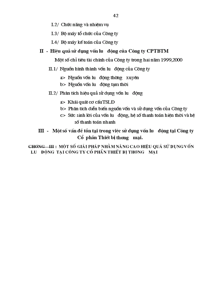 image for page Vốn lưu động và hiệu quả sử dụng Vốn lưu động tại Công ty Cổ phần Thiết bị Thương mại