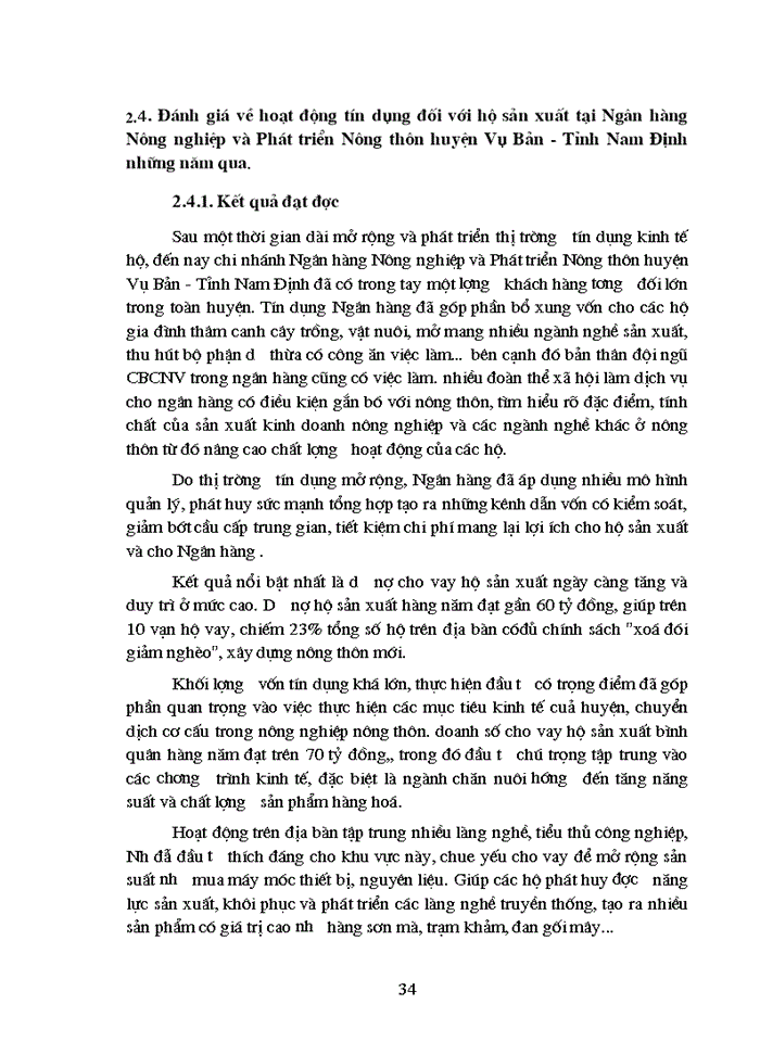 image for page Một số Giải pháp nhằm mở rộng và nâng cao chất lượng tín dụng đối với hộ sản xuất ở Ngân hàng Nông nghiệp và Phát triển Nông thôn huyện Vụ Bản Tỉnh Nam Định