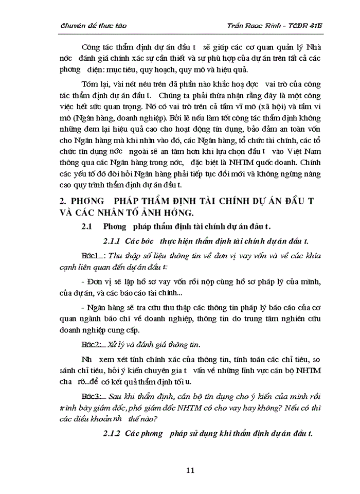 image for page Thẩm định dự án đầu tư của Ngân hàng Thương mại